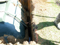 We offer lifesaving fiberglass storm shelters.